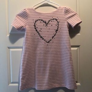 Gymboree sequined heart dress